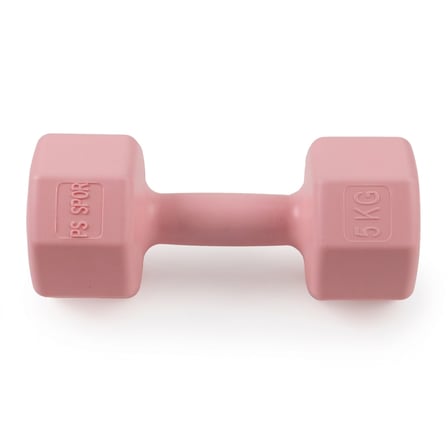 2 Adet 5 KG Pembe Dambıl Seti – 10 KG Toplam Ağırlık, Fitness ve Güç Antrenmanı
