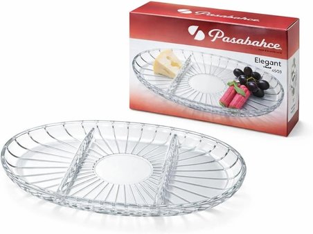 PAŞA BAHÇE Elegant Dikdörtgen Meze & Servis Tabağı (1 Adet – 27×16 cm)
