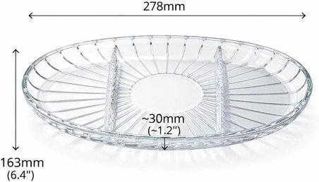 PAŞA BAHÇE Elegant Dikdörtgen Meze & Servis Tabağı (1 Adet – 27×16 cm)