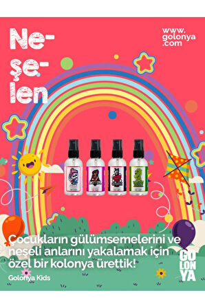 Kids 4'lü Sprey Kolonya - 100 ml