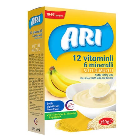 ARI MAMA SÜTLÜ MUZLU 250 GR