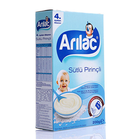 Arılac Sütlü Pirinçli Kaşık Maması 200 G