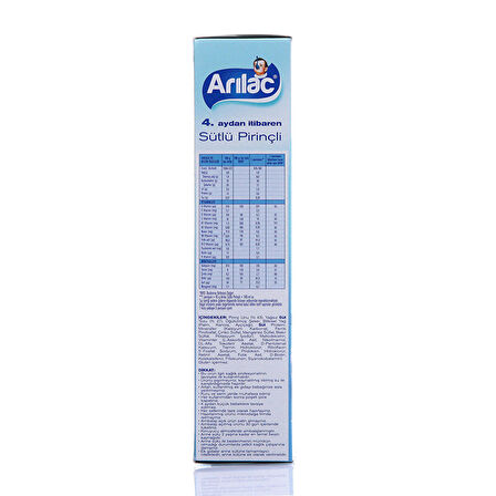 Arılac Sütlü Pirinçli Kaşık Maması 200 G