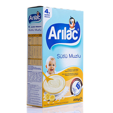 Arılac Sütlü Muzlu Kaşık Maması 200 G