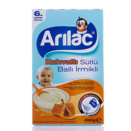 Arılac Ballı İrmikli Kaşık Maması 200 G