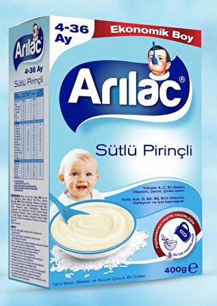 Arılac Sütlü Pirinçli 400 gr