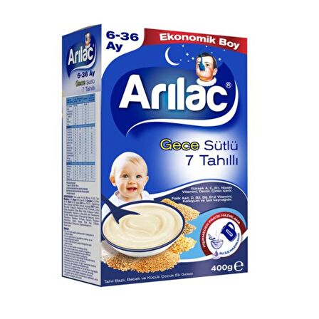 Arılac Instant Ek Gıda 7 Tahıllı Gece 400 gr