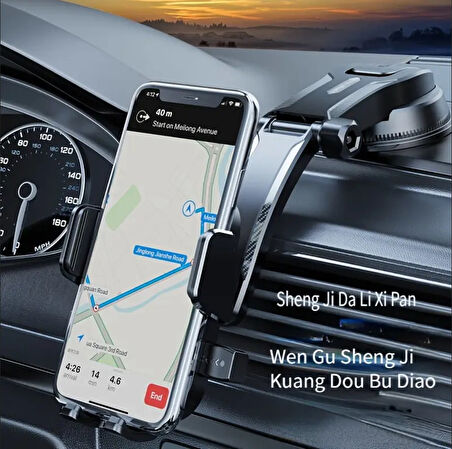 ARAÇ İÇİ VANTUZLU TORPİDO ÜSTÜ CAM UNİVERSAL TELEFON TUTUCU 360 DERECE DÖNEBİLEN TELEFON TUTUCU