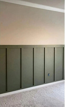 12 ADET - 6 Cm X 80 Cm KENDİN TASARLA - BOYANABİLİR İSKANDİNAV DUVAR ÇITASI- 4 MM KALINLIK