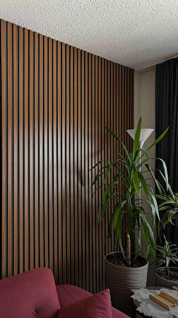 240 CM 12 ADET KENDİNDEN YAPIŞKANLI 8 MM AHŞAP ÇITA - TEAK