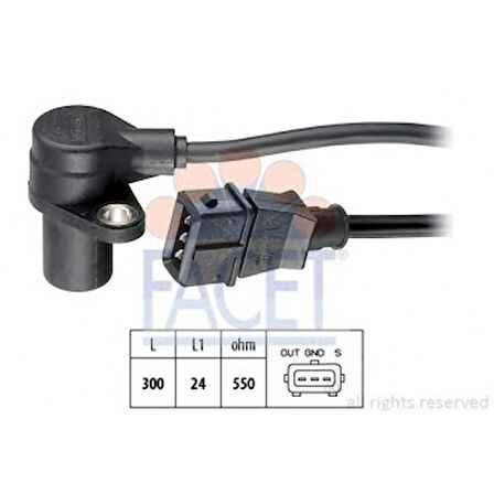 Chevrolet Krank MILI Sensörü  Daewoo Lanos - Nubıra 1,6 16v - Facet 9.0272