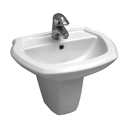 Serel Çocuk 40x50 cm Yarım Ayaklı Lavabo 8758STS110H 