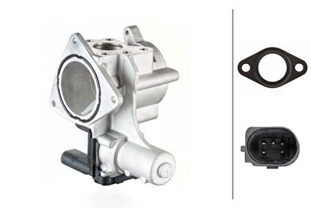 Vag Egr Valfı Crafter 06>13 Multıvan 03>09 Touareg 03>10 Transporter 03>09 Ceba Cebb Ceca Cecb - Hella 6nu010171-861