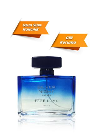 Free Love Silver Night EDP Meyvemsi Erkek Parfüm 100 ml  