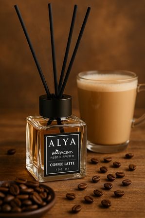 Nature's Scents Coffee Latte Bambu Çubuklu Oda Kokusu - Latte Kokusu