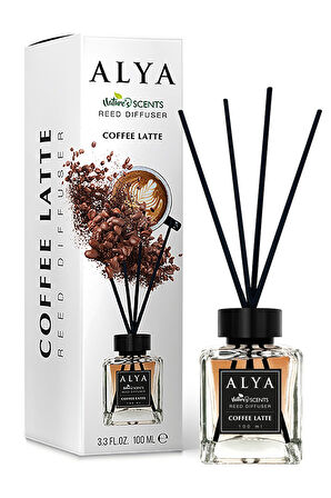 Nature's Scents Coffee Latte Bambu Çubuklu Oda Kokusu - Latte Kokusu