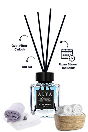 Nature's Scents Cool Linen Bambu Çubuklu Oda Kokusu