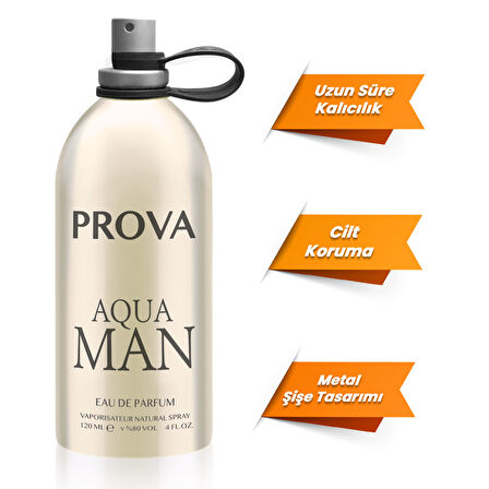 Prova Aqua Man EDP Çiçeksi Erkek Parfüm 120 ml  