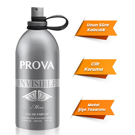 Prova Invisible EDP Çiçeksi Erkek Parfüm 120 ml  