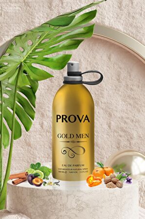 Prova Gold Men EDP Çiçeksi Erkek Parfüm 100 ml  