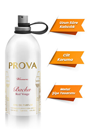 Prova Backa Red Vouge EDP Kadın Parfüm 120 ml