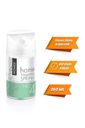 Homex Spring 260 ML Oda Kokusu Spreyi Makine Yedek