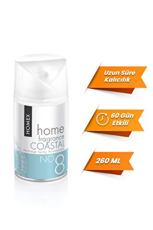 Homex Coastal 260 ML Oda Kokusu Spreyi Makine Yedek