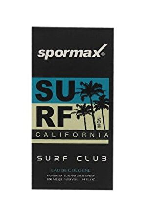 Spormax Surf Calıfornıa Erkek Parfüm 100 Ml