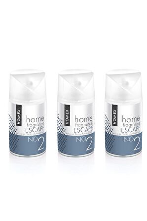 Homex Oda Kokusu Sprey Escape 3 x 260 ml Makine Yedek