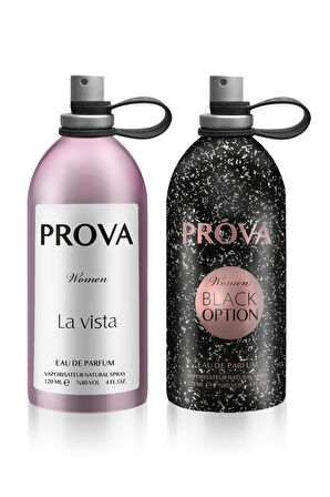 Prova Black O EDP Çiçeksi Kadın Parfüm 2x120 ml 