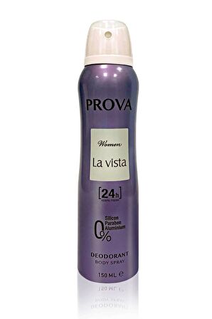 Prova La Vista Pudrasız Kadın Sprey Deodorant 150 ml