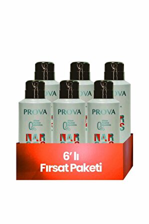 Prova Narcos Pudrasız Leke Yapmayan Erkek Sprey Deodorant 150 ml x 6