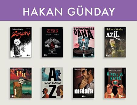 Hakan Günday 8 Kitap Set