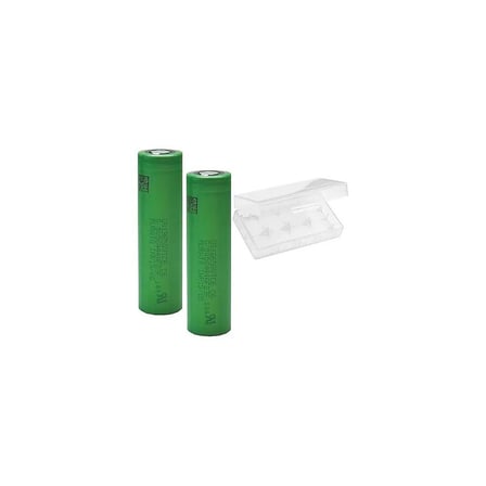 Murata 18650 Şarjlı Pil Murata Vtc6 3.7V 3000MAH Li-Ion Yüksek Kapasiteli Batarya 2li+Taşıma Kutusu 