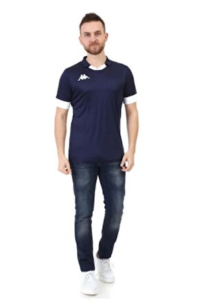 Kappa V Yaka Polo T-Shirt Tranıo Lacivert