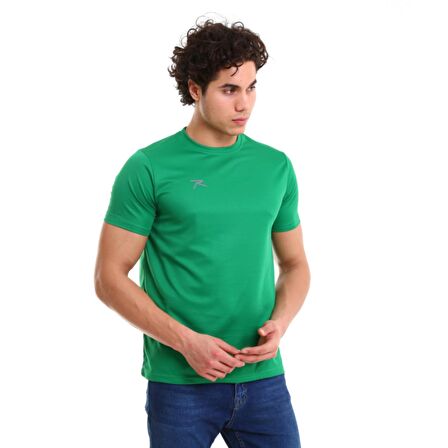 Raru Erkek Basic T-Shirt TRES YEŞİL