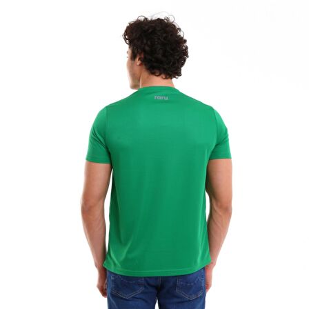 Raru Erkek Basic T-Shirt TRES YEŞİL