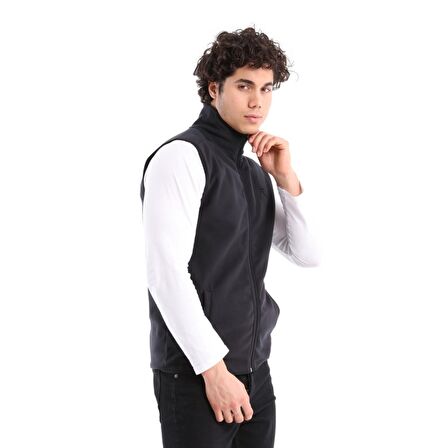 Raru Erkek Polar Yelek VARIAN SİYAH