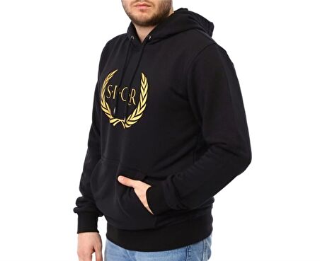 Raru TILYA - Erkek Siyah Spor Sweatshirt - SQKS101-005