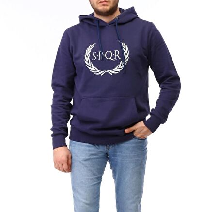 Raru TILYA - Erkek Lacivert Spor Sweatshirt - SQKS101-193