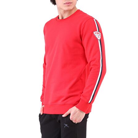 Raru Erkek Sweatshirt LORIN KIRMIZI