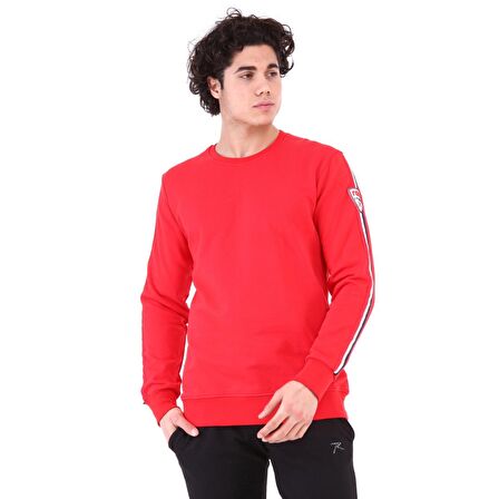 Raru Erkek Sweatshirt LORIN KIRMIZI