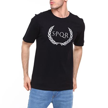 S.P.Q.R Erkek T-Shirt ARES SİYAH