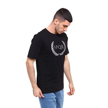 S.P.Q.R Erkek T-Shirt ARES SİYAH
