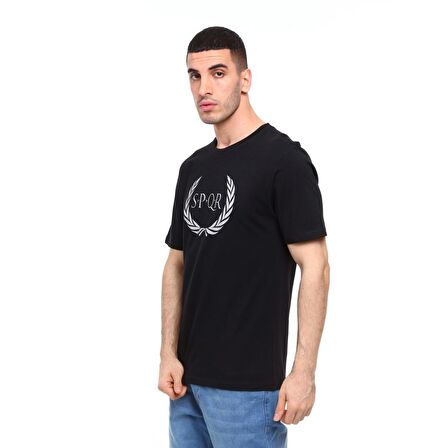 S.P.Q.R Erkek T-Shirt ARES SİYAH