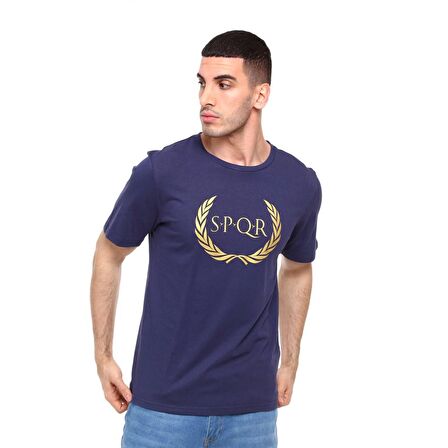 S.P.Q.R Erkek T-Shirt ARES LACİVERT