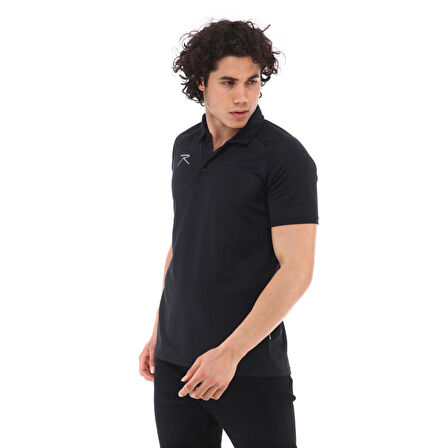 Raru Nox SİYAH Erkek Polo Tshirt