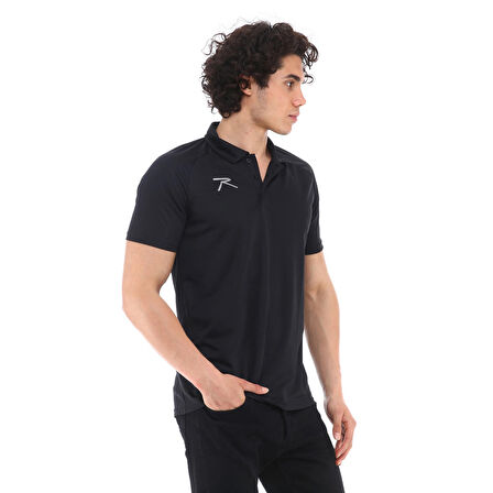 Raru Nox SİYAH Erkek Polo Tshirt