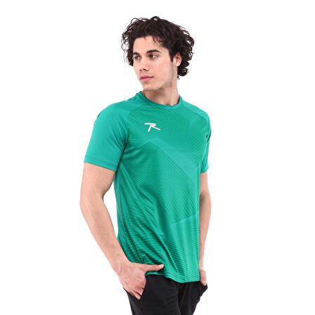 Raru Erkek Baskılı T-Shirt JUSTA YEŞİL