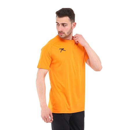 Raru Teamswear Erkek Basic T-Shirt SIRCA ORANJ
